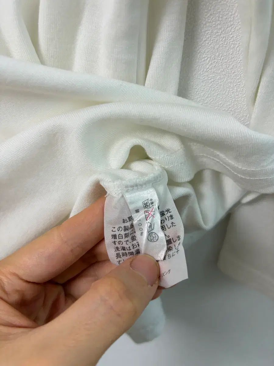YOHJI YAMAMOTO ヨウジヤマモト 白 7分 Tシャツ