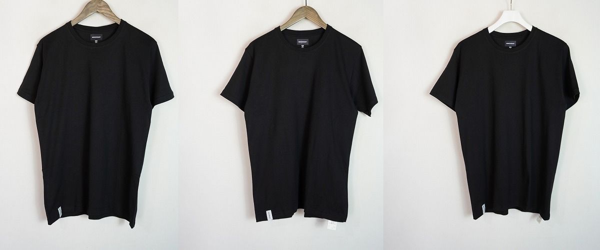定番 DESCENDANT ディセンダント 3PACK SS パック Tシャツ 半袖 カットソー 3枚セット 202ATDT-UW01 黒 サイズ1 2369Q★4