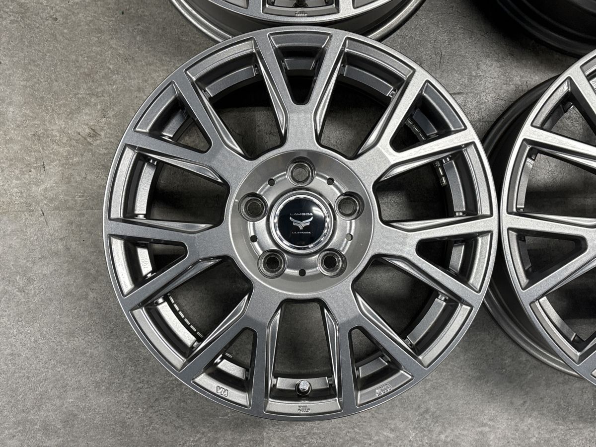 【美品】ラストラーダ 16in 6.5J +53 PCD114.3 4本セット ノア ヴォクシー エスクァイア ステップワゴン アクセラスポーツ スタッドレス用