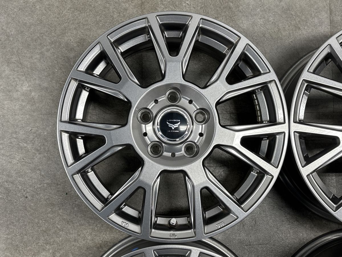 【美品】ラストラーダ 16in 6.5J +53 PCD114.3 4本セット ノア ヴォクシー エスクァイア ステップワゴン アクセラスポーツ スタッドレス用