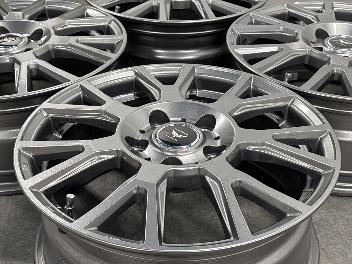 【美品】ラストラーダ 16in 6.5J +53 PCD114.3 4本セット ノア ヴォクシー エスクァイア ステップワゴン アクセラスポーツ スタッドレス用