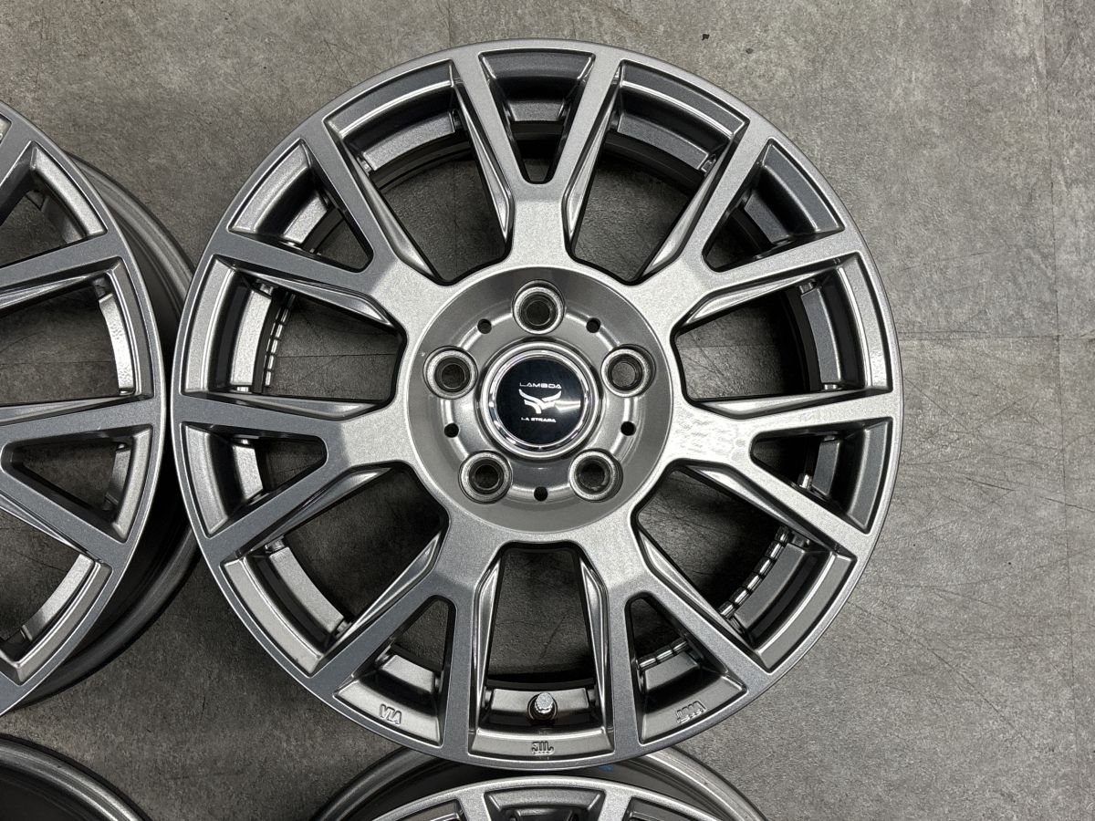 【美品】ラストラーダ 16in 6.5J +53 PCD114.3 4本セット ノア ヴォクシー エスクァイア ステップワゴン アクセラスポーツ スタッドレス用