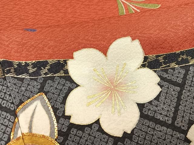 平和屋着物●世界的ファッションデザイナー 山本寛斎 kansaiブランド 訪問着 駒刺繍 草花文 金彩 正絹 逸品 AABI3104ph 平和屋着物●世界的ファッションデザイナー 山本寛斎 kansaiブランド 訪問着 駒刺繍 草花文 金彩 正絹 逸品 AABI3104ph