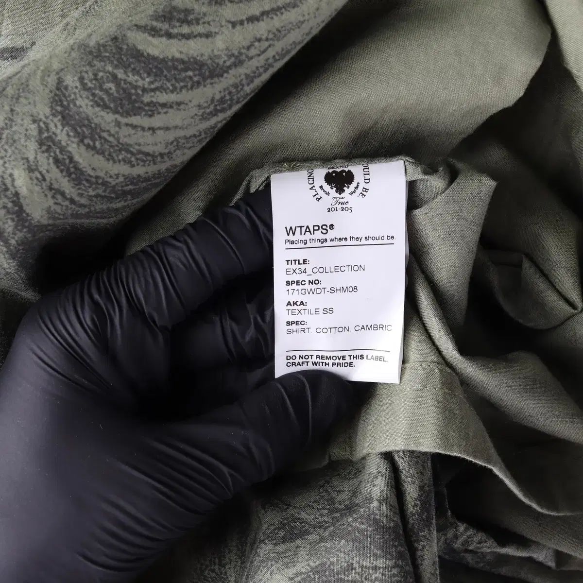 wtaps グラフィック プリント コットン 半袖 シャツ オリーブ wtaps グラフィック プリント コットン 半袖 シャツ オリーブ