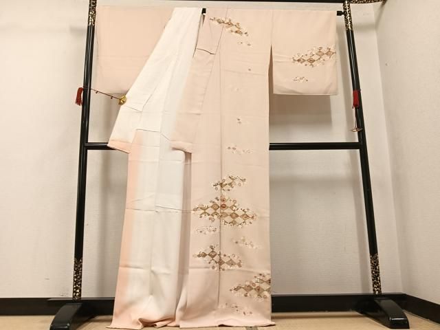 平和屋着物●訪問着 友禅 花宝尽くし 金彩 正絹 逸品 AABI3105ph 平和屋着物●訪問着 友禅 花宝尽くし 金彩 正絹 逸品 AABI3105ph