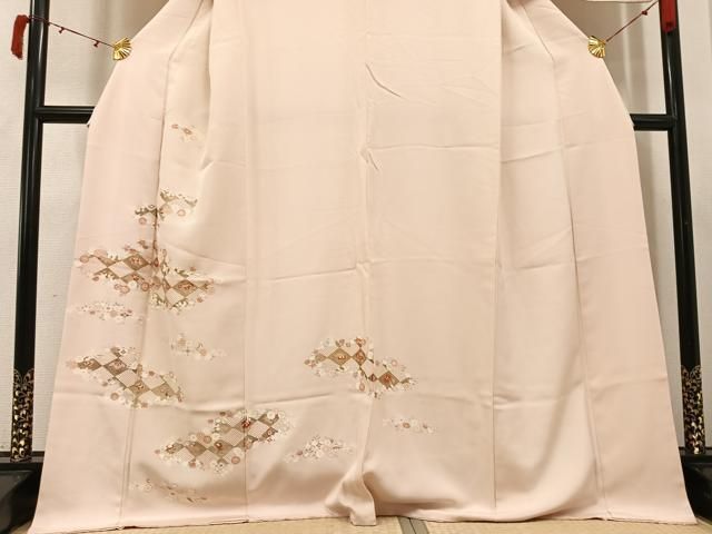 平和屋着物●訪問着 友禅 花宝尽くし 金彩 正絹 逸品 AABI3105ph 平和屋着物●訪問着 友禅 花宝尽くし 金彩 正絹 逸品 AABI3105ph