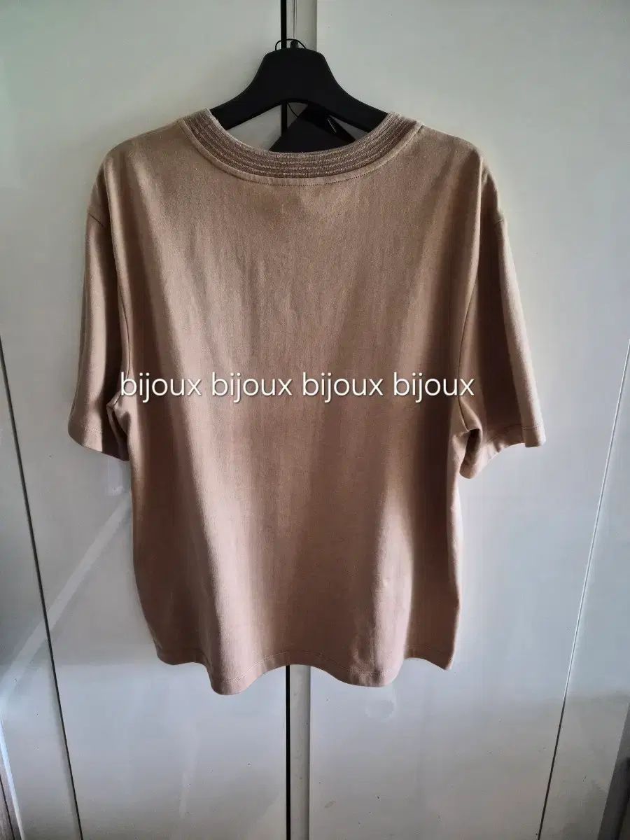 ノークレームノーリターン) 25 LANVIN COLLECTION ランバンコレクション ルミエール グラフィック 刺繍&ビーズ Tシャツ 66
