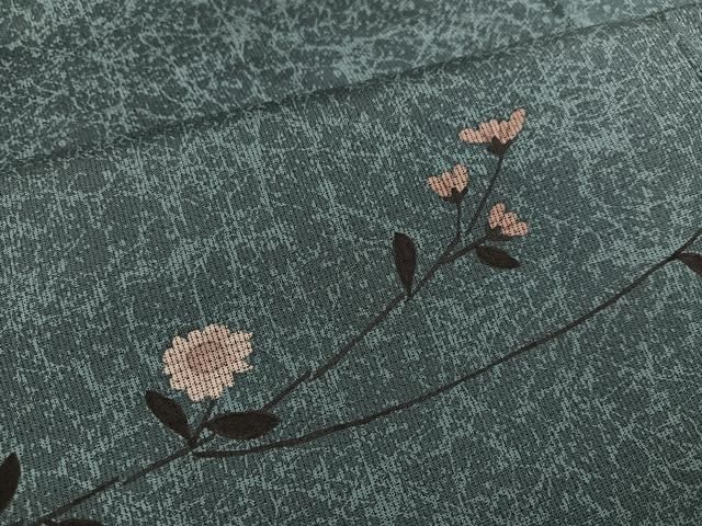 平和屋着物●本場大島紬 染大島 訪問着 作家物 松皮菱枝花文 正絹 逸品 AABI3112ph 平和屋着物●本場大島紬 染大島 訪問着 作家物 松皮菱枝花文 正絹 逸品 AABI3112ph