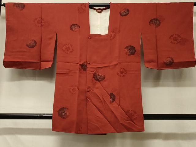 平和屋着物＃道行コート　地紋起こし　正倉院花文　暈し染め　正絹　逸品　未使用　CABF8916in
