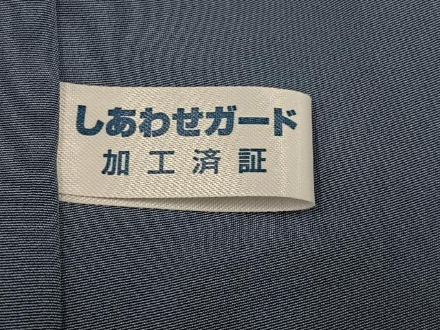 平和屋着物●東京友禅　菅有鬼一　訪問着　手描き　白鷺　金彩　正絹　逸品　未使用　AABI3117ph