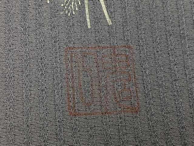 平和屋着物●東京友禅　菅有鬼一　訪問着　手描き　白鷺　金彩　正絹　逸品　未使用　AABI3117ph