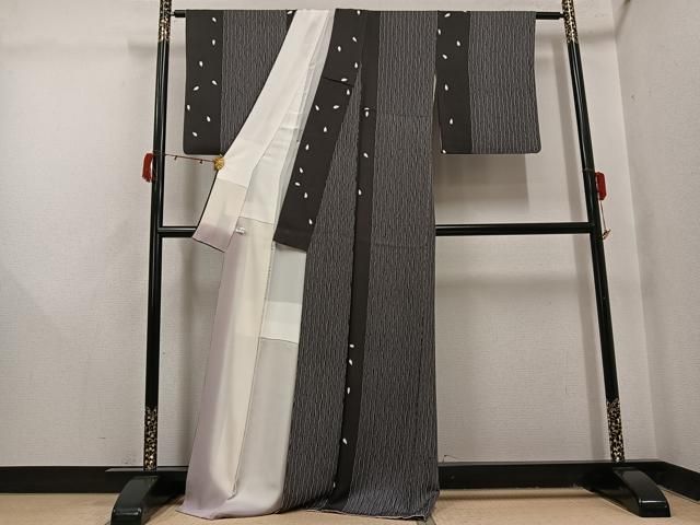 平和屋着物●上質な小紋 桜間道 正絹 逸品 AABI3118ph 平和屋着物●上質な小紋 桜間道 正絹 逸品 AABI3118ph