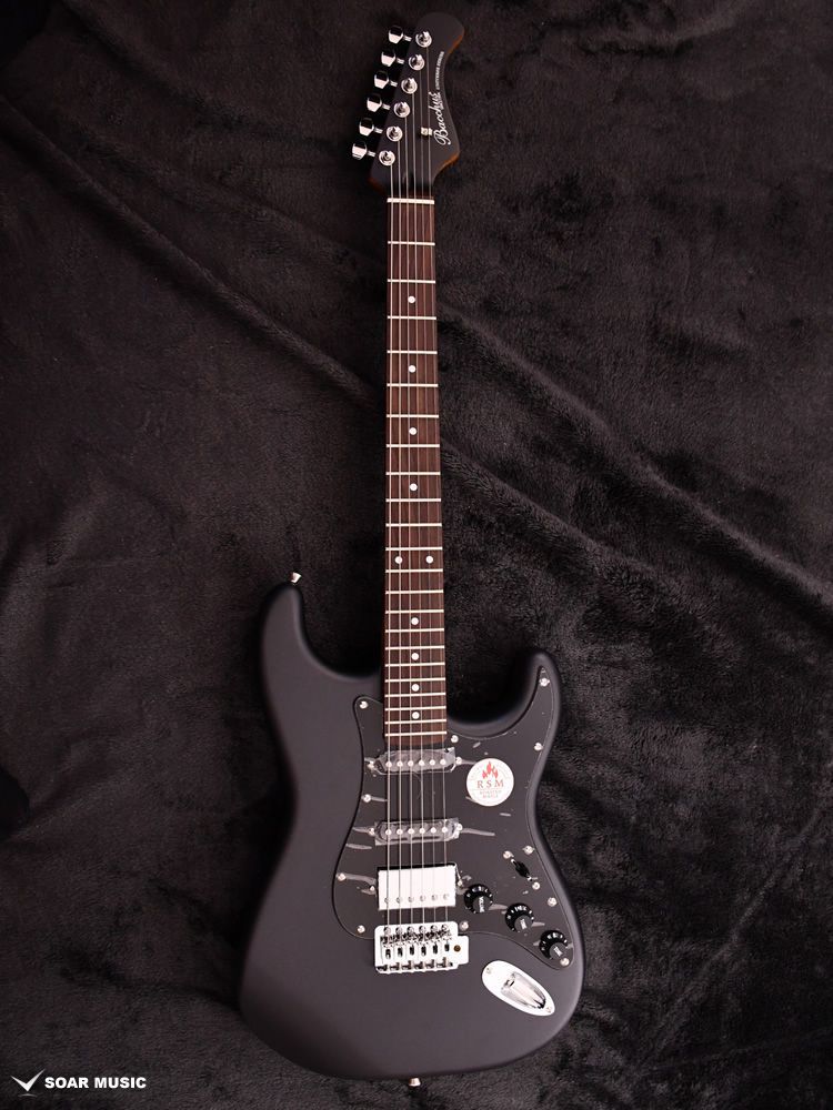 Bacchus BST-2-RSM/R GM-BLK-MH (Glossy Matte-Black-Matching Headstock) ユニバースシリーズ S-S-H ローステッドメイプルネック バッカス エレキギター Bacchus BST-2-RSM/R GM-BLK-MH (Glossy Matte-Black-Matching Headstock) ユニバースシリーズ S-S-H ローステッドメイプルネック バッカス エレキギター