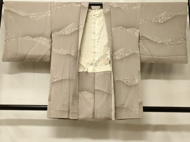 平和屋着物＃羽織　流水文　暈し染め　正絹　逸品　CABF8923in
