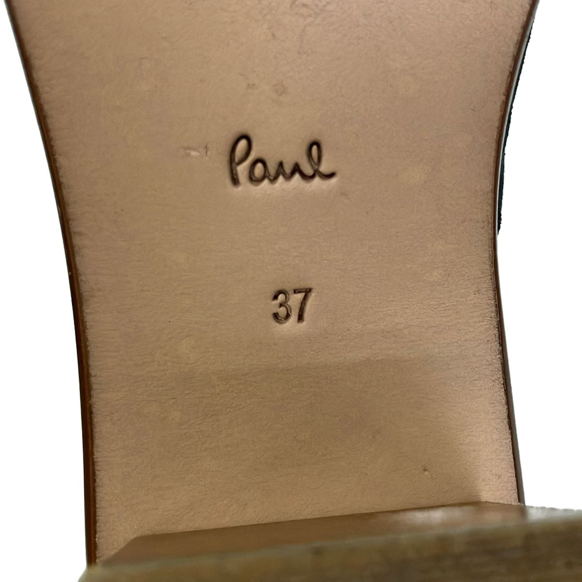 PaulSmith(ポールスミス) ショートブーツ 37 レディース - ダークグレー×黒×グレー レザー