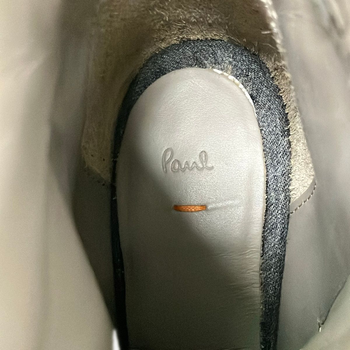 PaulSmith(ポールスミス) ショートブーツ 37 レディース - ダークグレー×黒×グレー レザー