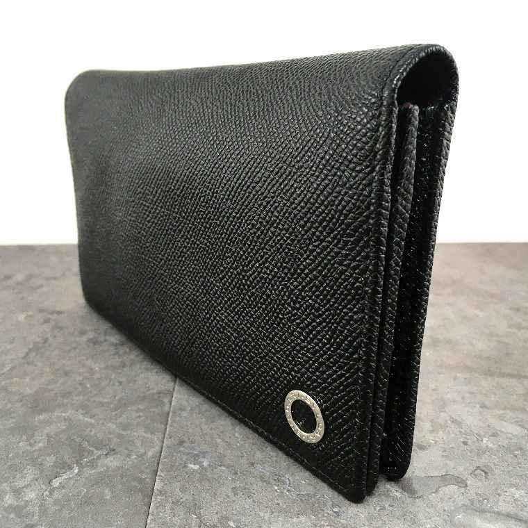 送料込み！ 美品 BVLGARI 長財布 ブラック ビーゼロワン 65