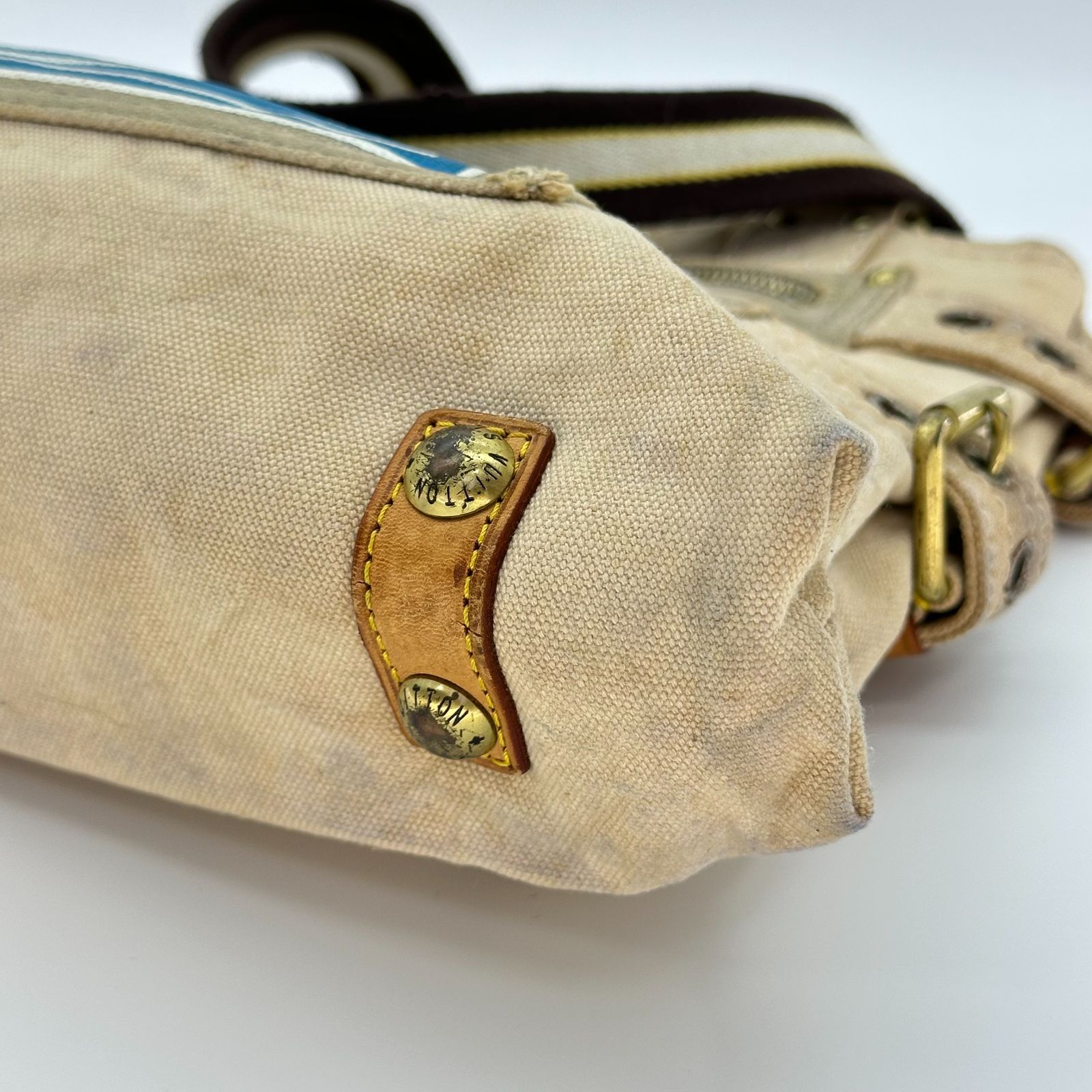 LOUIS VUITTON ルイヴィトン グローブショッパーMM トートバッグ 