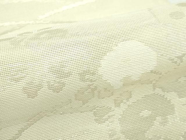 平和屋着物＊夏物　六通柄袋帯　菊　桔梗　銀糸　正絹　逸品　未使用　CABF4719rv