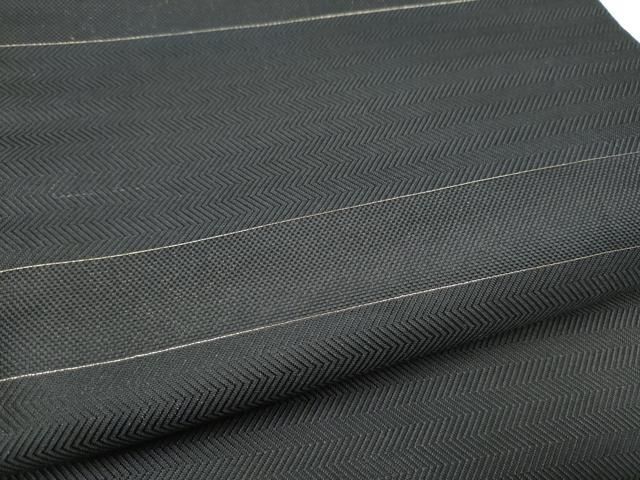 平和屋着物●六通柄袋帯　幾何学文様　金銀糸　正絹　逸品　CABG6186hy