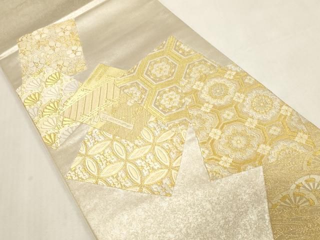 平和屋着物●西陣 六通柄袋帯 有職錦繍重文 金銀彩 引箔 織匠北川謹製 証紙付き 正絹 逸品 未使用 CABG3182dy 平和屋着物●西陣 六通柄袋帯 有職錦繍重文 金銀彩 引箔 織匠北川謹製 証紙付き 正絹 逸品 未使用 CABG3182dy