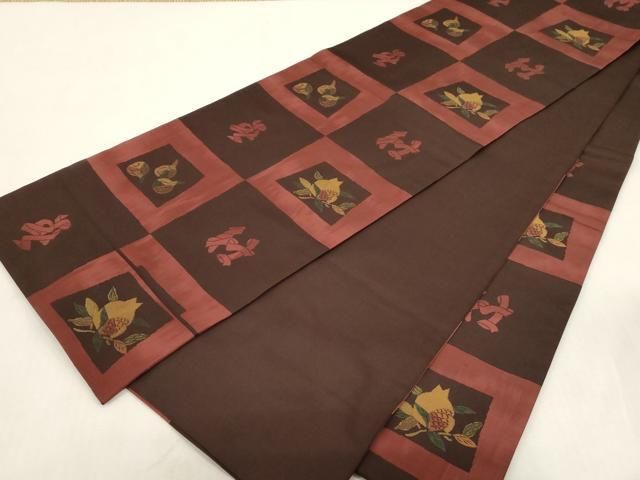平和屋着物●名門木屋太 今河織物 六通柄袋帯 成り物 正絹 逸品 CABG3197dy 平和屋着物●名門木屋太 今河織物 六通柄袋帯 成り物 正絹 逸品 CABG3197dy