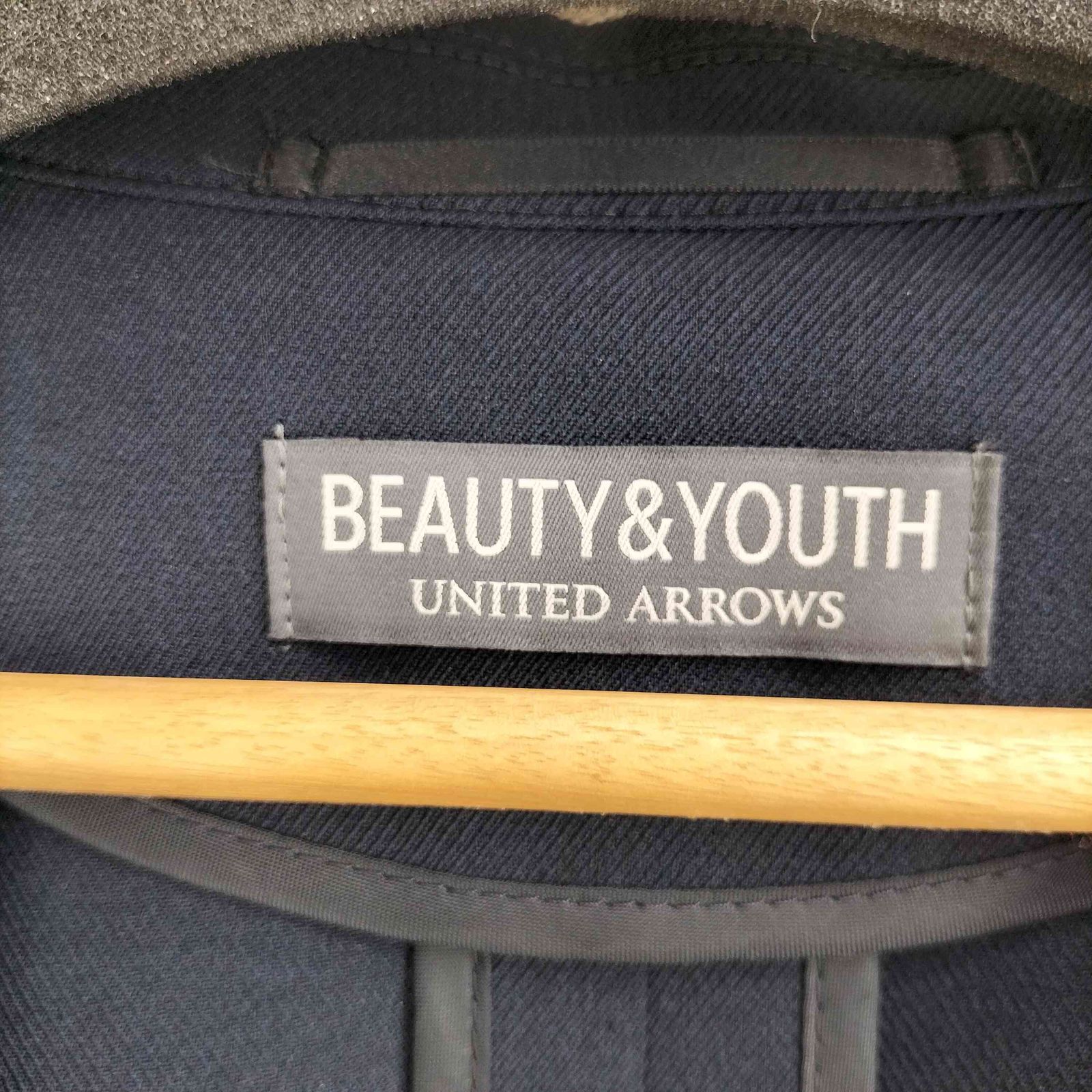 ビューティーアンドユースユナイテッドアローズ BEAUTY ＆ YOUTH UNITED ARROWS リサイクル ポリエステル 2ボタン ジャケット ストレッチウォッシャブル セットアップ メンズ M