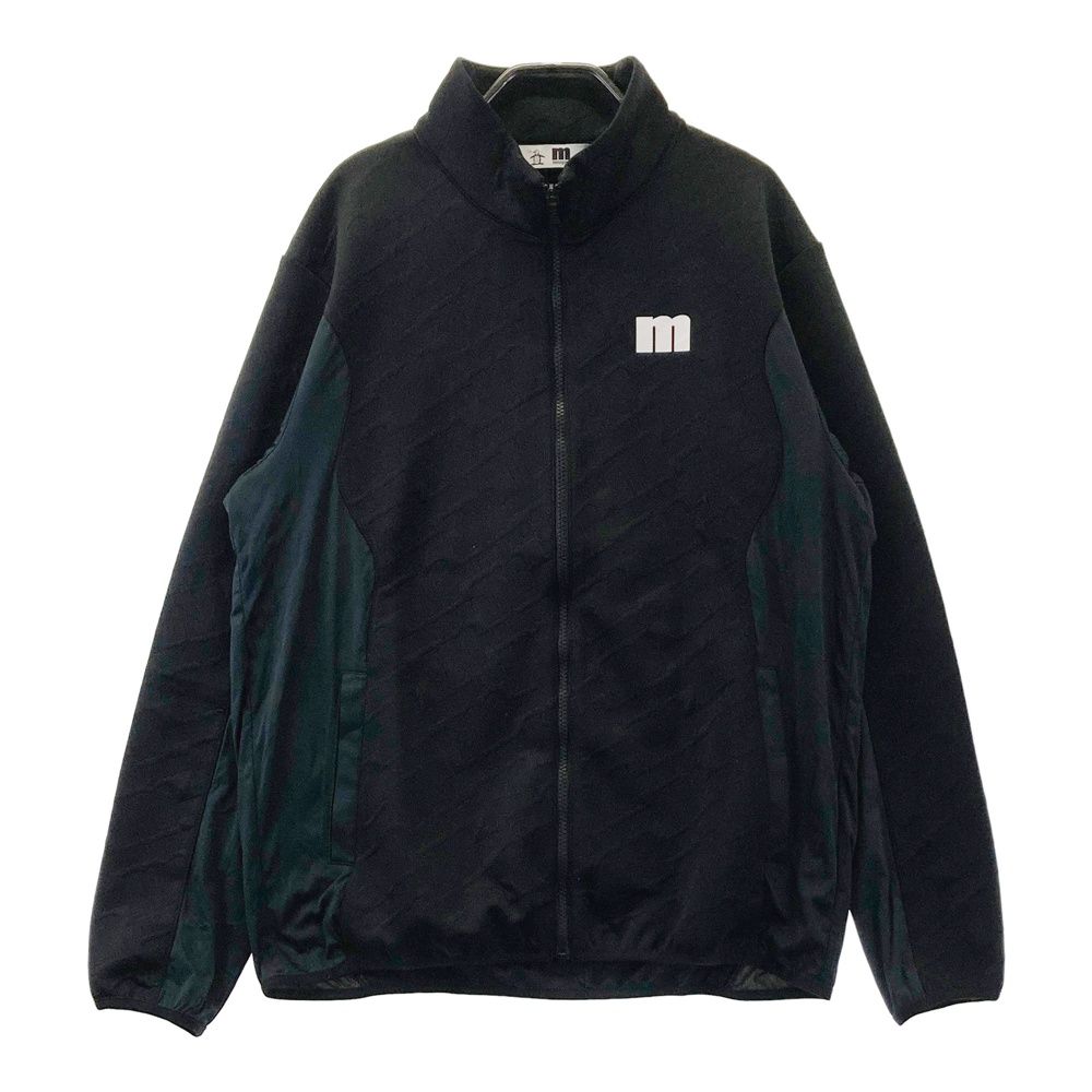 サイズ：LL MUNSING WEAR マンシングウェア ジップジャケット 総柄 ブラック系 [240101691721] ゴルフウェア メンズ ストスト