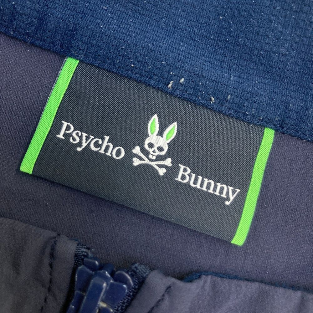 サイズ：XL PSYCHO BUNNY サイコバニー 長袖ジップジャケット ネイビー系 [240101691724] ゴルフウェア メンズ ストスト