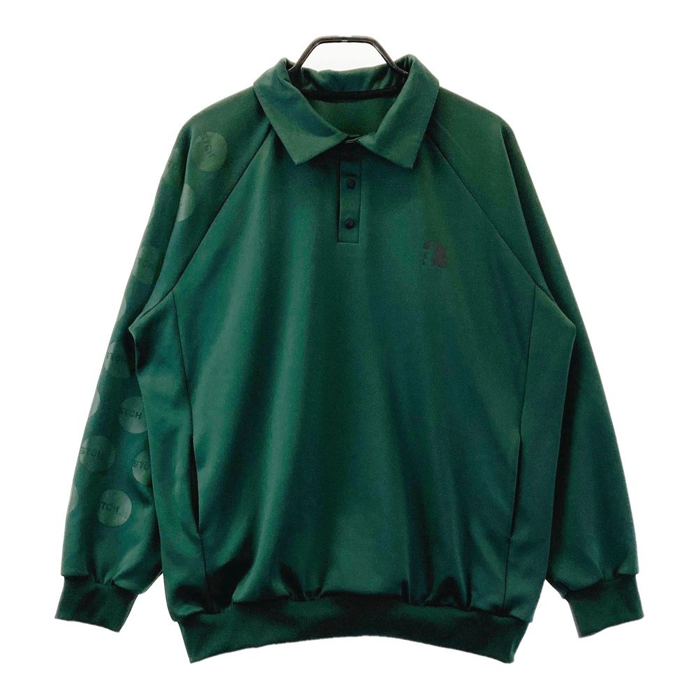 STCH SEVENTYTWO CLUBHOUSE 長袖ポロシャツ サイズ：LXL STCH SEVENTYTWO CLUBHOUSE 長袖 スウェットポロシャツ