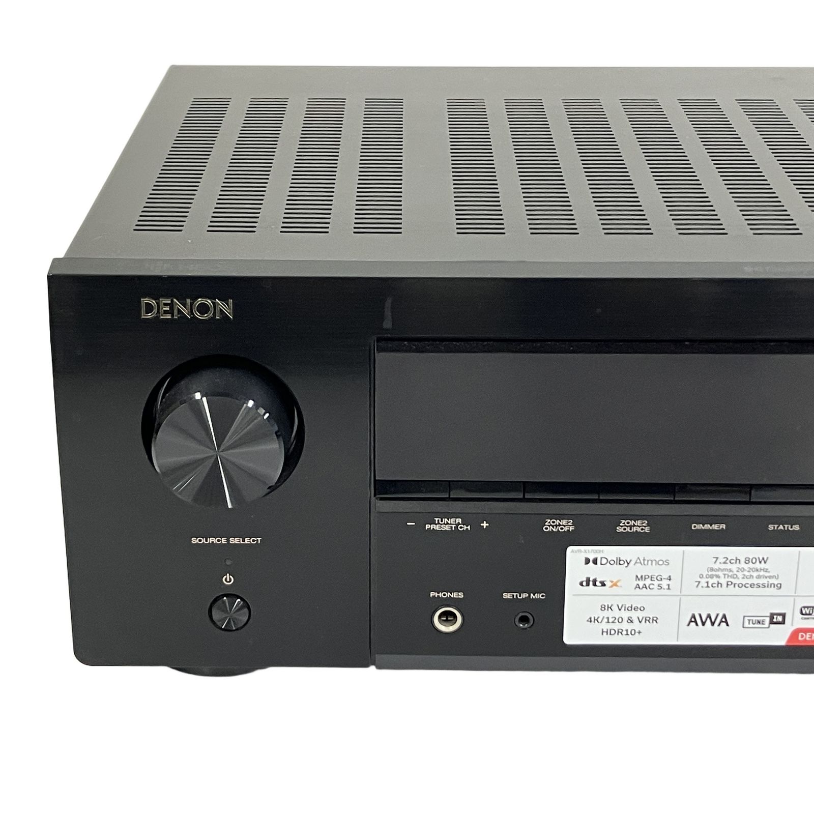 Denon デノン AVR-X1700H AVアンプ オーディオ 音響機器 家電 中古 美品 T11231297
