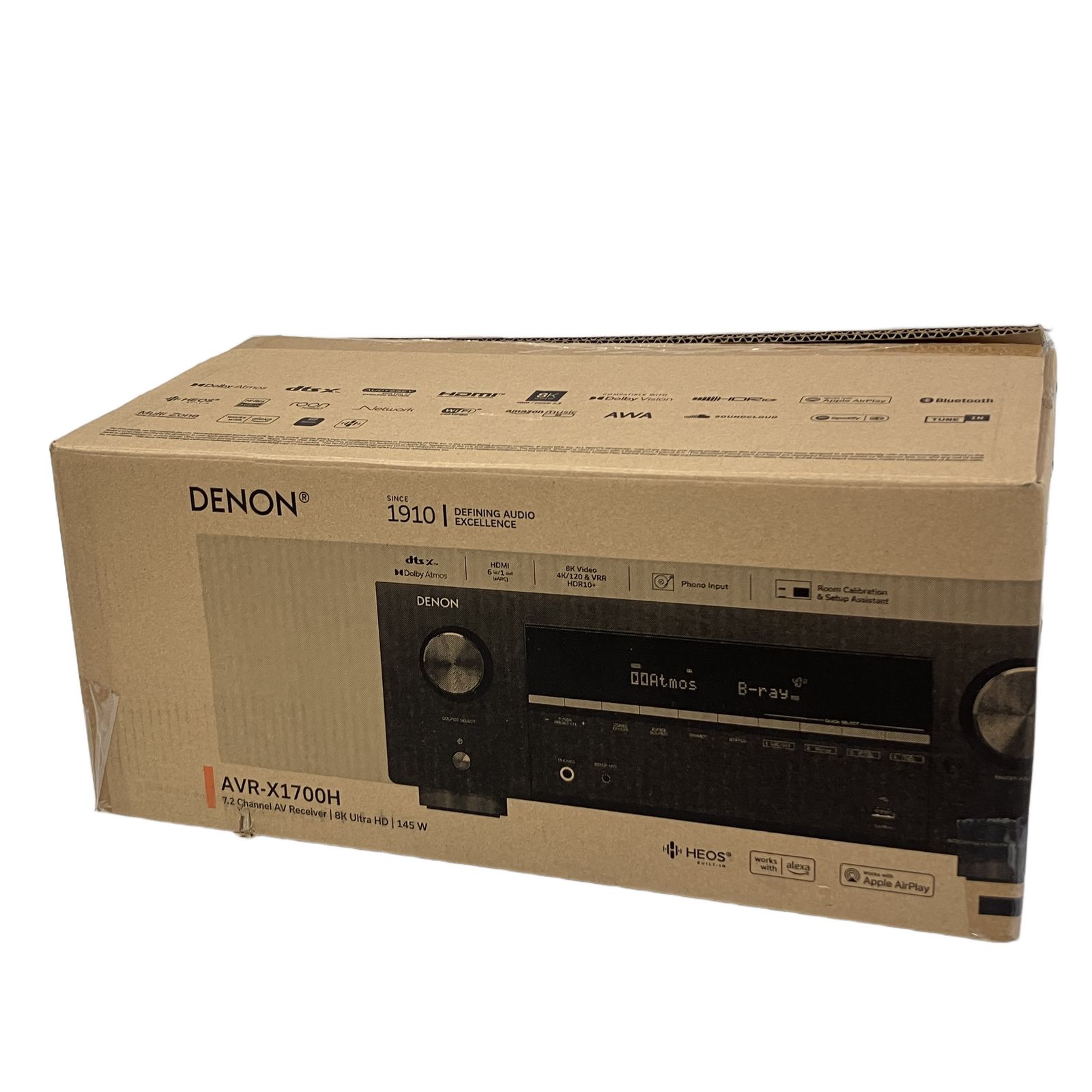 Denon デノン AVR-X1700H AVアンプ オーディオ 音響機器 家電 中古 美品 T11231297