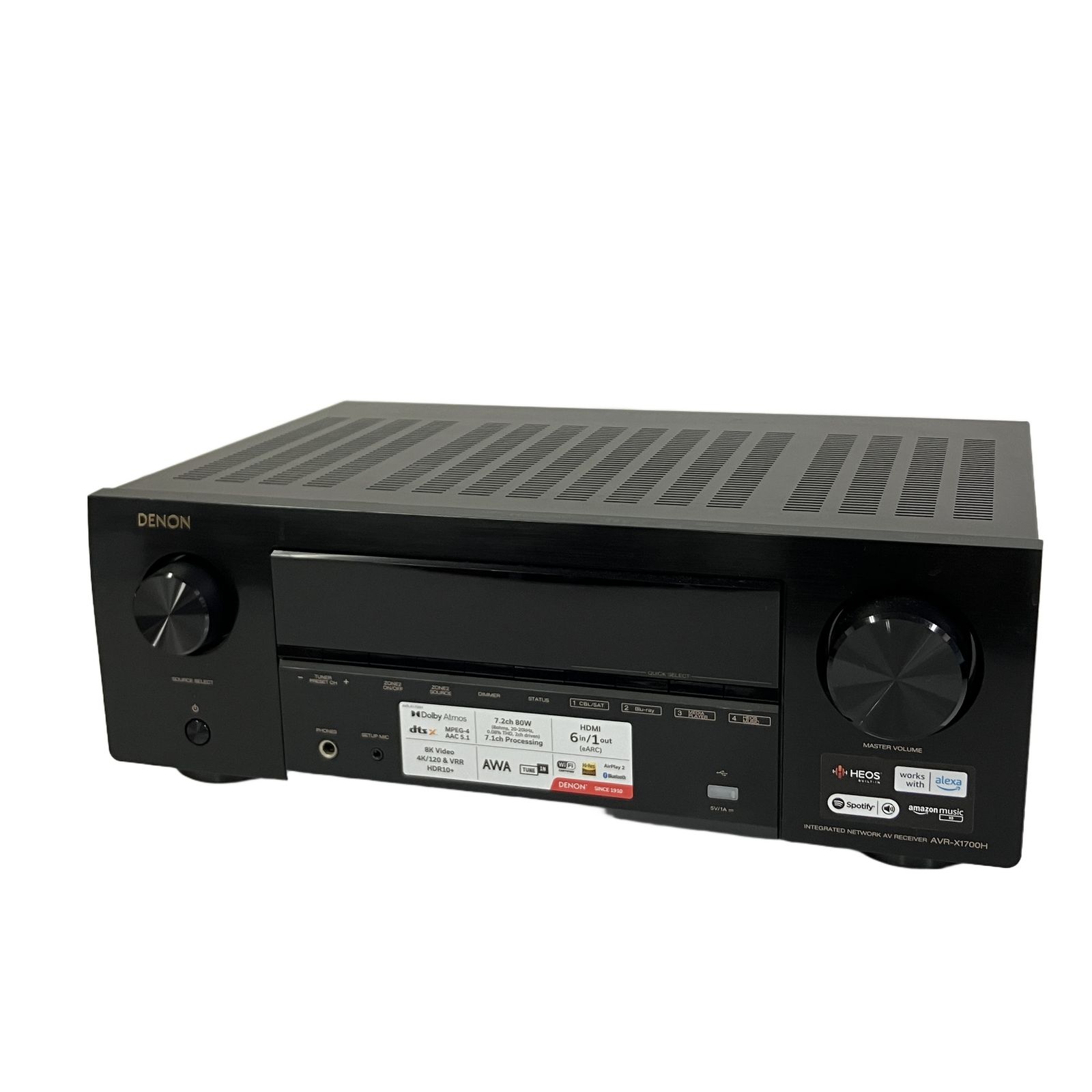 Denon デノン AVR-X1700H AVアンプ オーディオ 音響機器 家電 中古 美品 T11231297