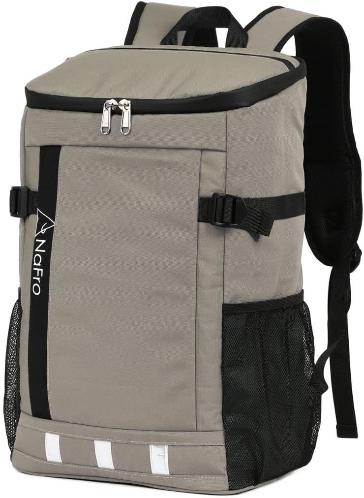 NaFro ナフロ 保冷バックパック タモツさん 22L 3層構造 保温 クーラーバッグ リュック キャンプ アウトドア 500ml16本収納 防水