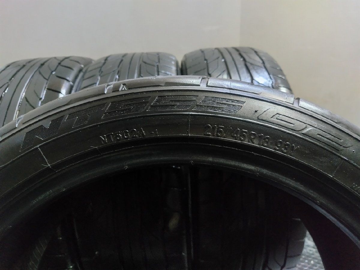 NITTO NT555 G2 215/45R18 18インチ 夏タイヤ 4本 22年製 バリ溝 