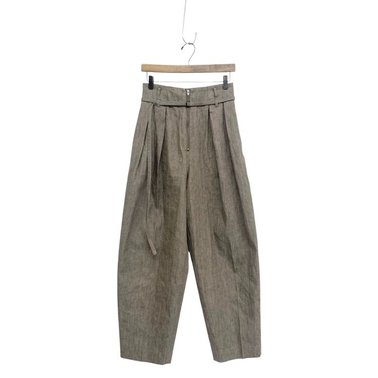 未使用品 2026SS LOHEN ローヘン HIGH WAIST 2TUCK DENIM ハイウエスト2タックデニムパンツ モカ 36 LH26SS-PT076