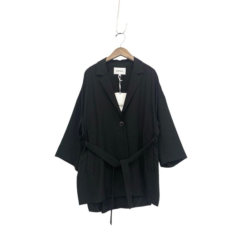ENFOLD ギャザージャケット 38 未使用品 ENFOLD エンフォルド Comfortable Twill BACKギャザーJACKET