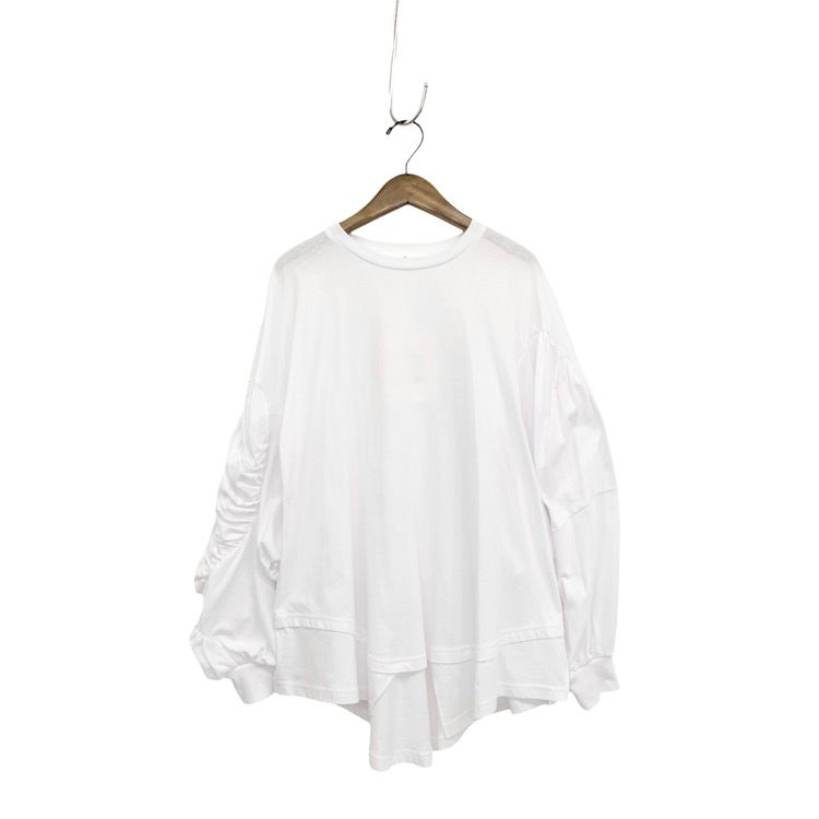 未使用品 2025SS ENFOLD エンフォルド GATHER MOTIF LONG-SLEEVES T