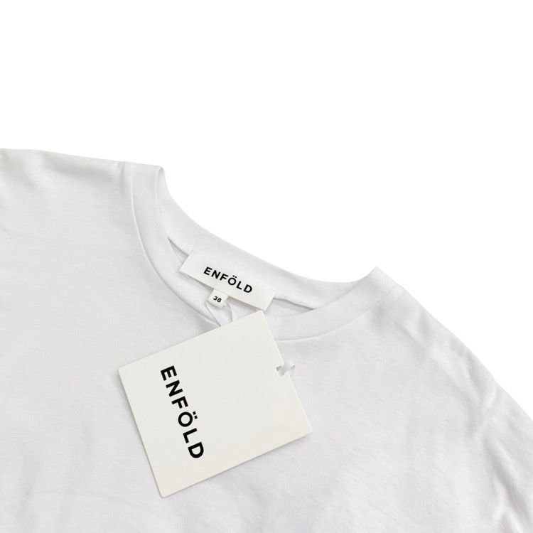 未使用品 2025SS ENFOLD エンフォルド GATHER MOTIF LONG-SLEEVES T