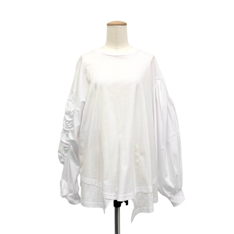 未使用品 2025SS ENFOLD エンフォルド GATHER MOTIF LONG-SLEEVES T