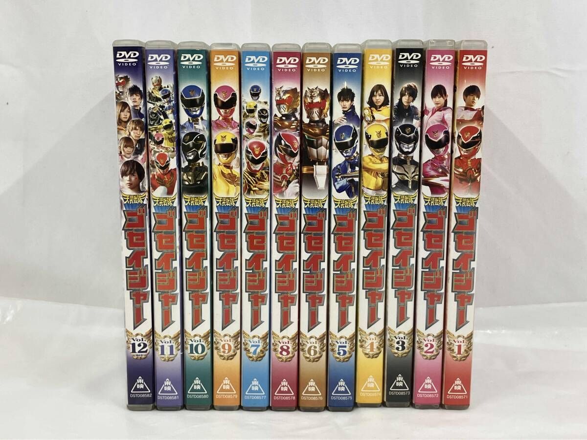 天装戦隊ゴセイジャー DVD VOL.1〜12 全巻セット DVD 【※※※】[全12巻セット]天装戦隊ゴセイジャｰ スｰパｰ戦隊シリｰズ VOL