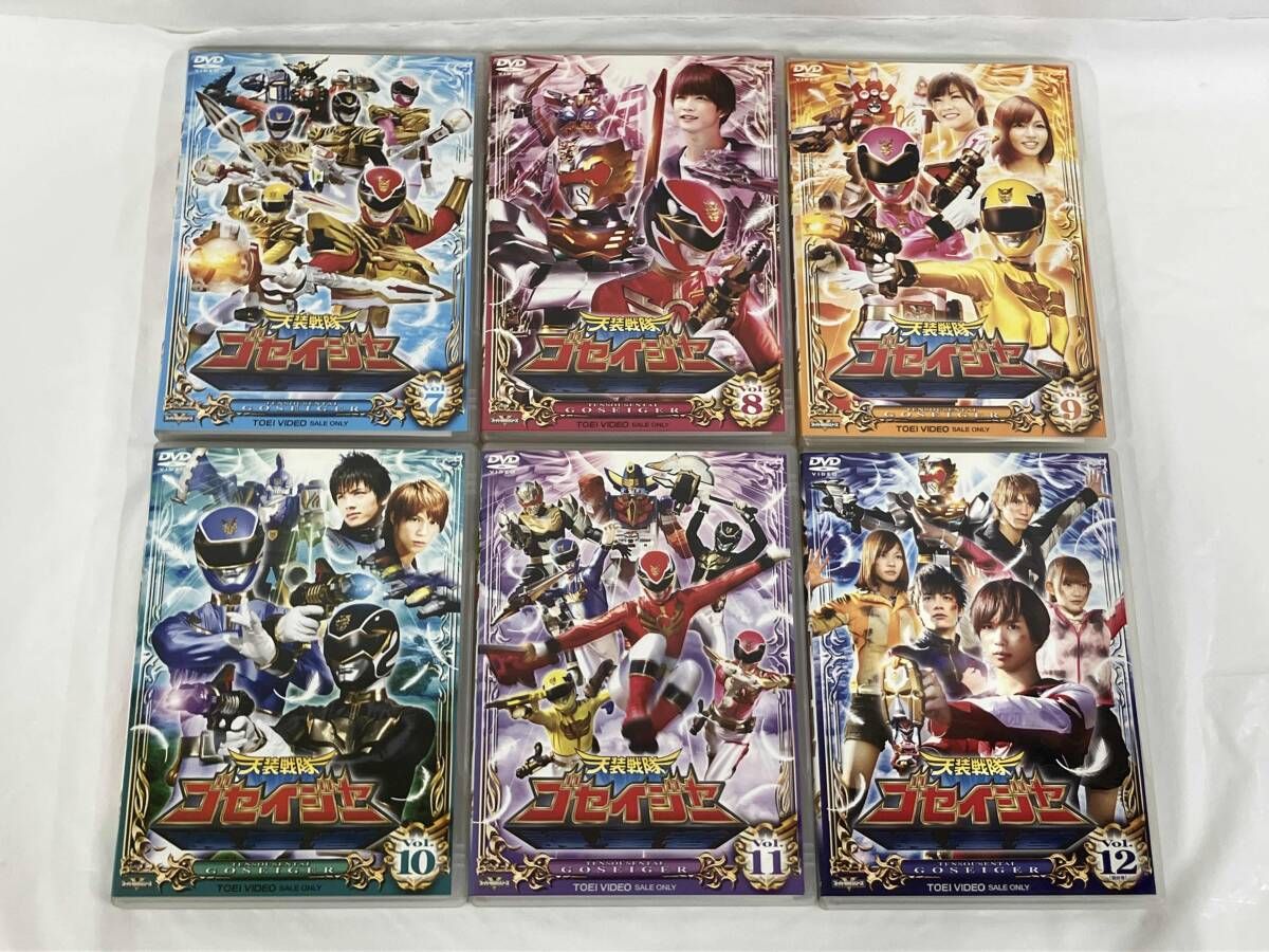 DVD 【※※※】[全12巻セット]天装戦隊ゴセイジャｰ スｰパｰ戦隊シリｰズ VOL