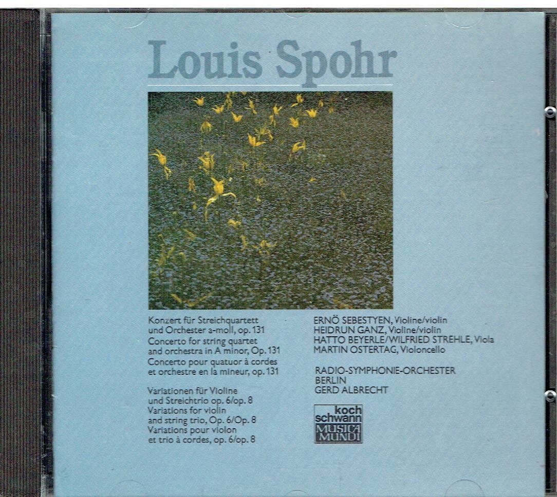 【CD】Concerto for String Quartet & Orch