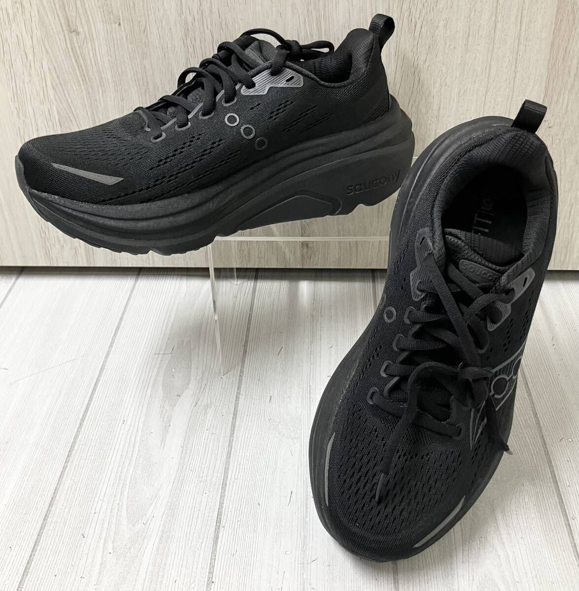 SAUCONY HURRICANE 25 S21026-201 サッカニー ハリケーン スニーカー ランニングシューズ 26.0cm US8 UK7 ブラック メンズ 黒 シューズ