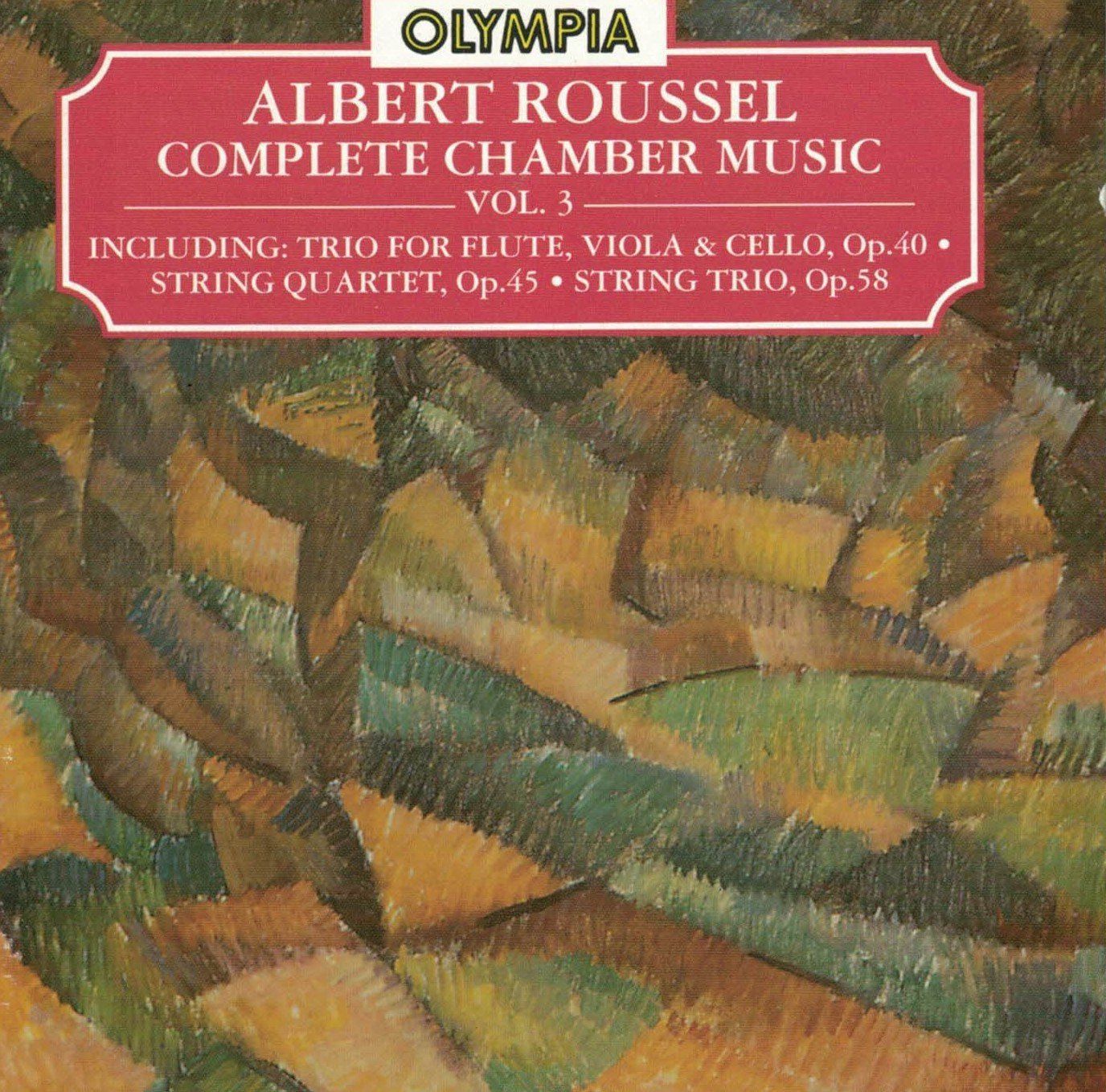 【CD】Complete Chamber Music 3