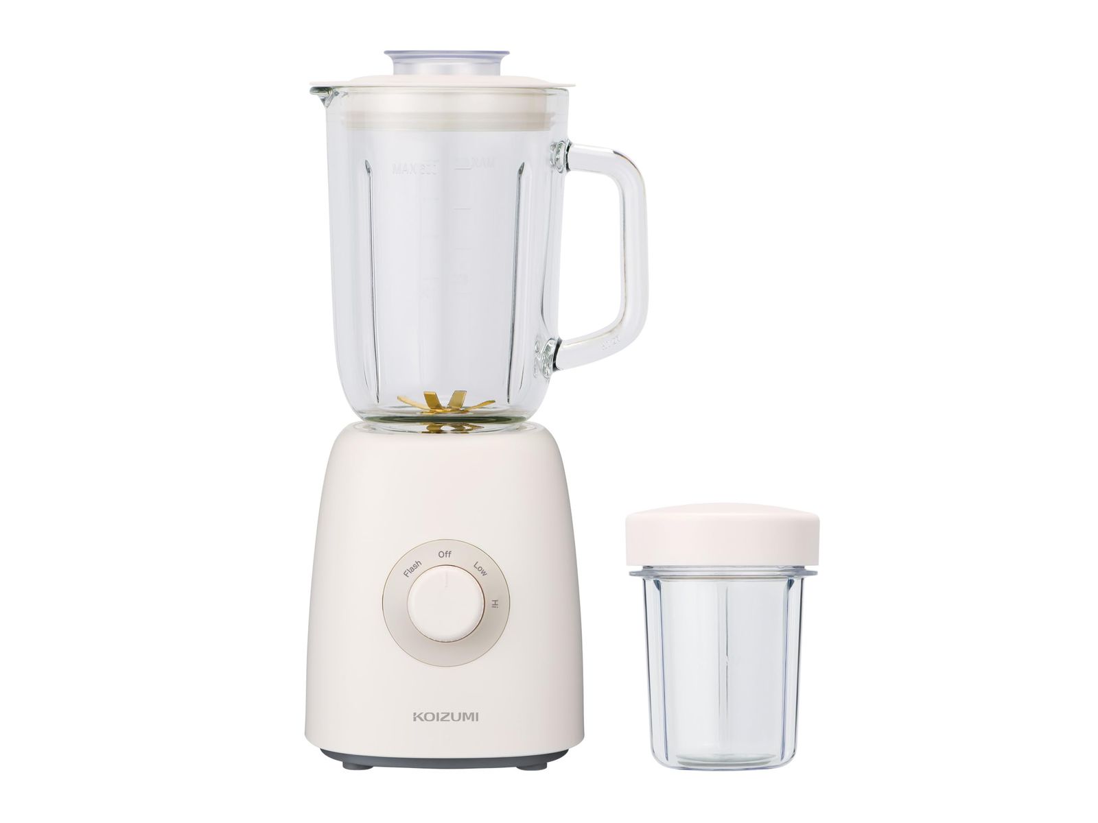 コイズミ ミキサー ミルミキサー 600ml ガラスジャー ホワイト KMZ-0601/Wma e857d783
