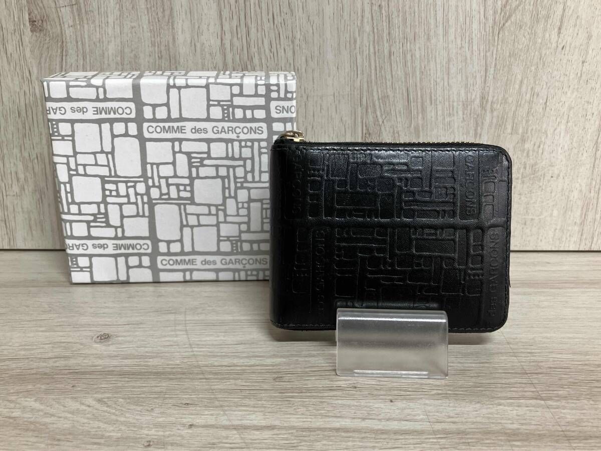 COMME des GARCONS コムデギャルソン 二つ折り財布 SA7100EL ブラック
