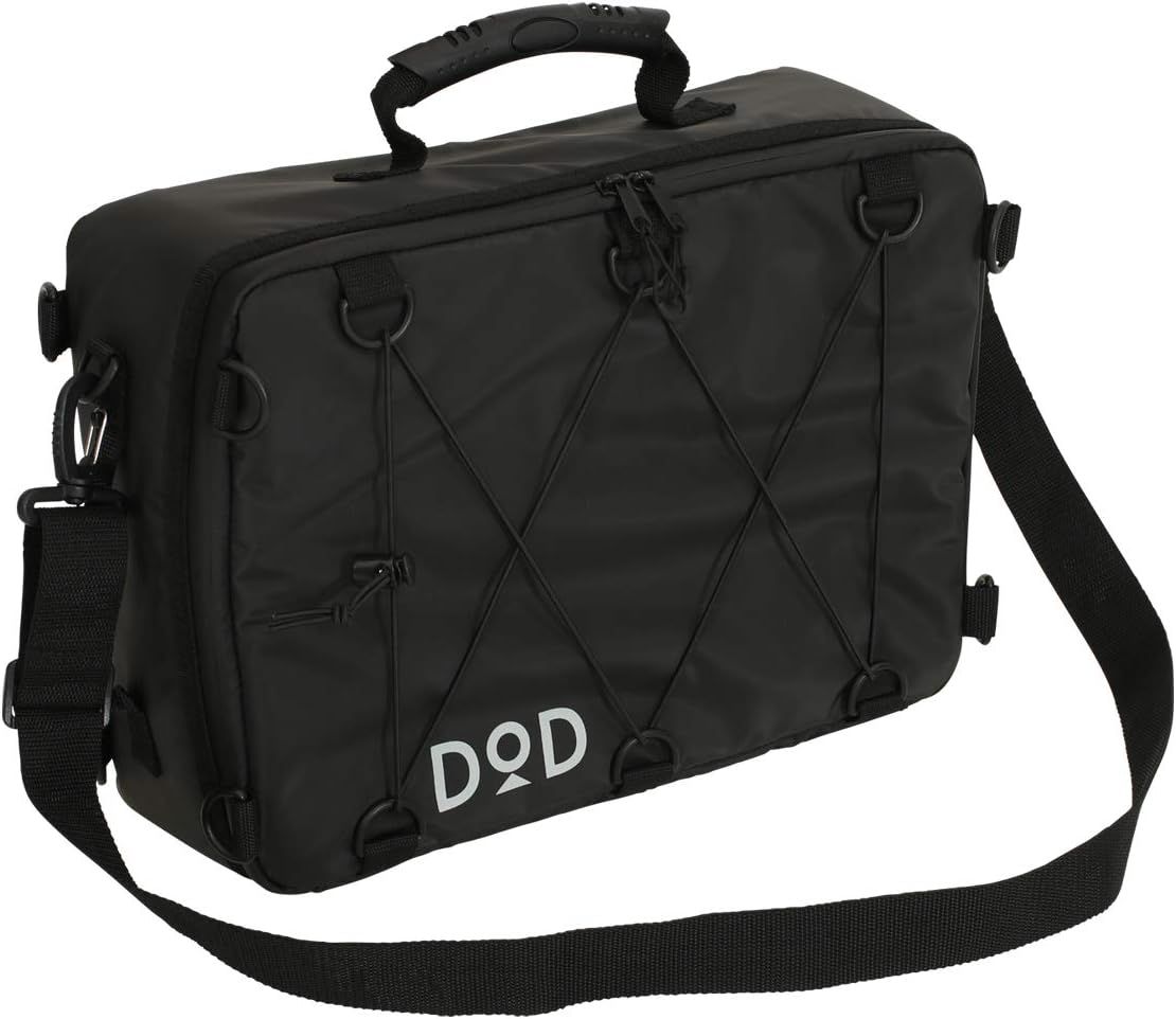 DOD ソフトくらこ 10L 極厚断熱 ソフトクーラーバッグ ツーリングソロキャンプフェス薄型形状 CL1-720-BK