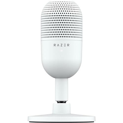 Razer レイザー Seiren V3 Mini White コンデンサーマイク 超コンパクト設計 タップ式ミュートセンサー ゲーミングマイク USB マイク 配信 セイレーン ブイスリー ミニ ホワイト 【日本正規代理店保証品】送料無料 7c1e9075
