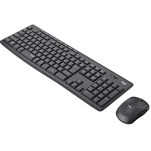 ロジクール ワイヤレスマウス キーボード セット MK295GP 静音 耐水 無線 USB接続 Unifying非対応 MK295 グラファイト 国内正規品t 128bb216